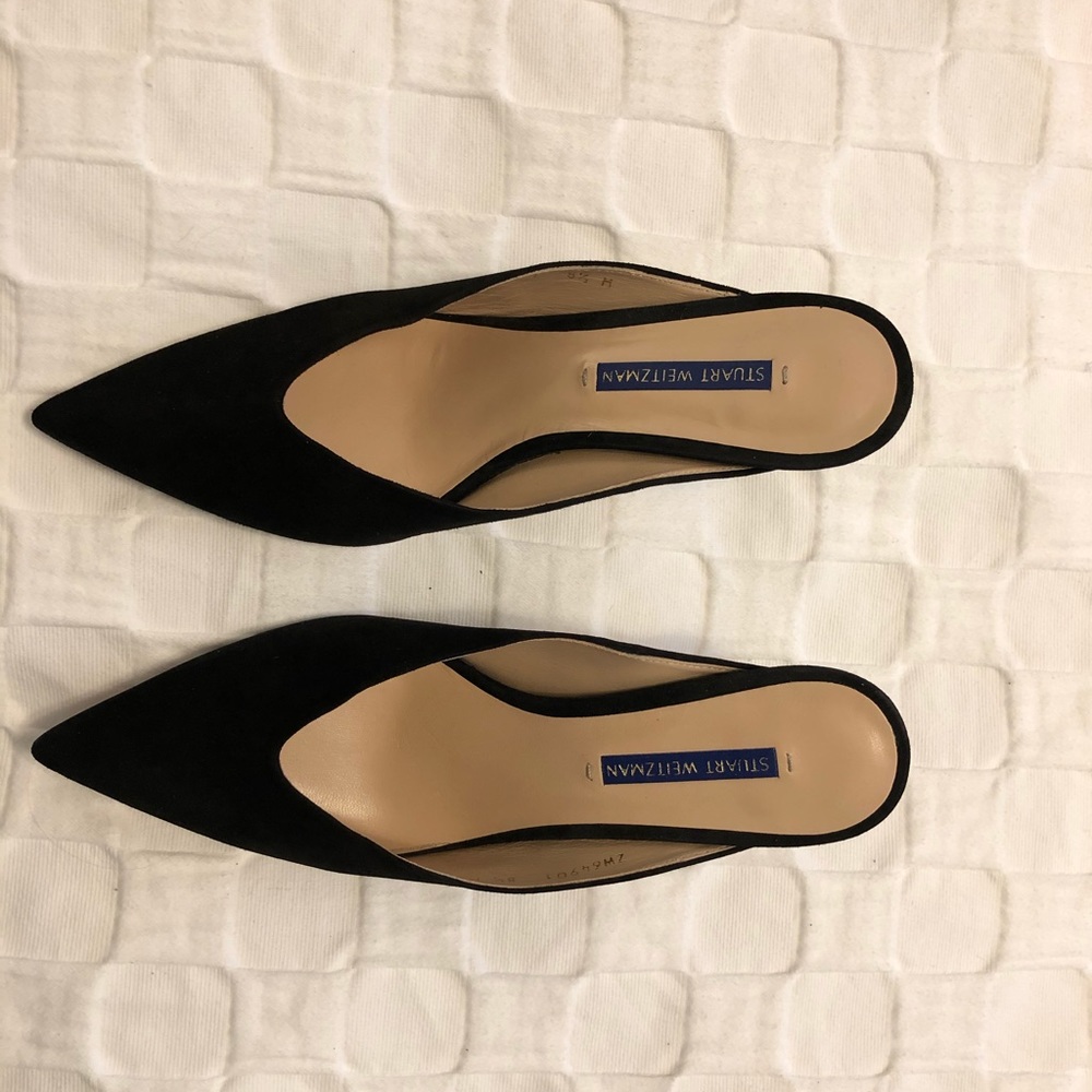 8.5W Stuart Weitzman “Lulah” backless heel
